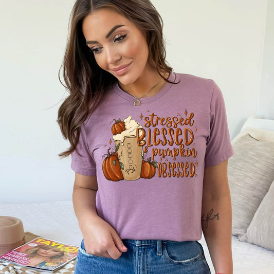 Stressed Blessed Soft Tee