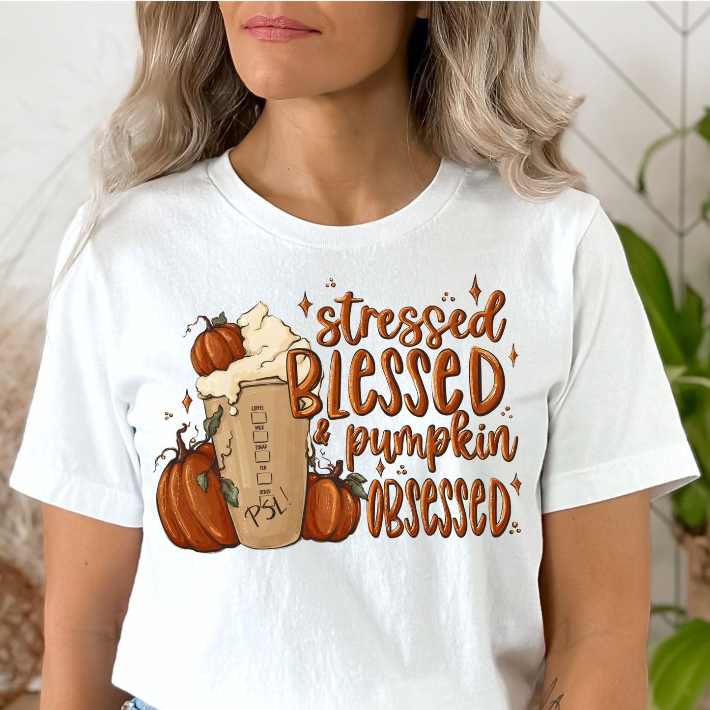 Stressed Blessed Soft Tee