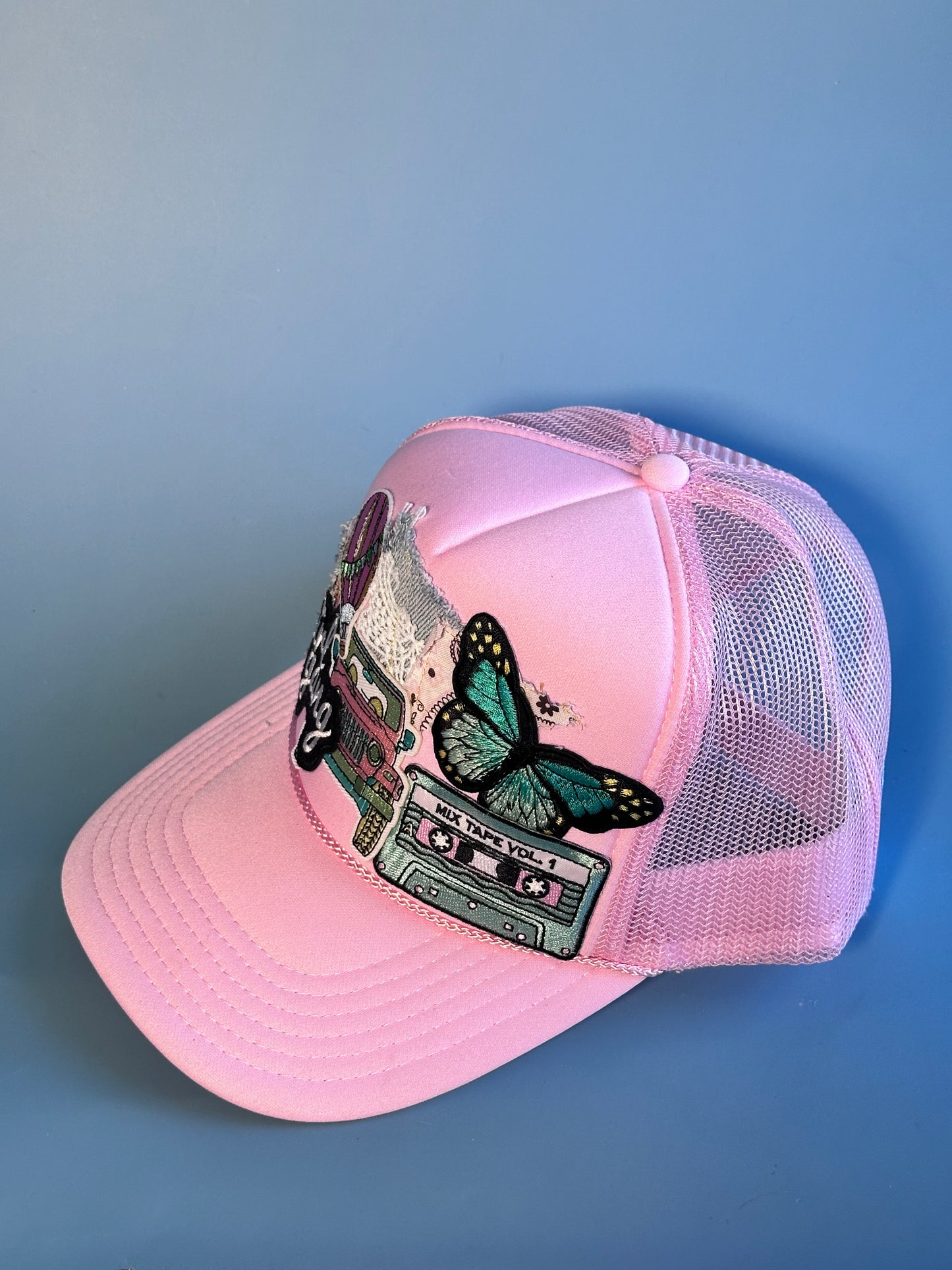 Jeep Chic Pink-On-Pink Happy Soul Trucker Hat