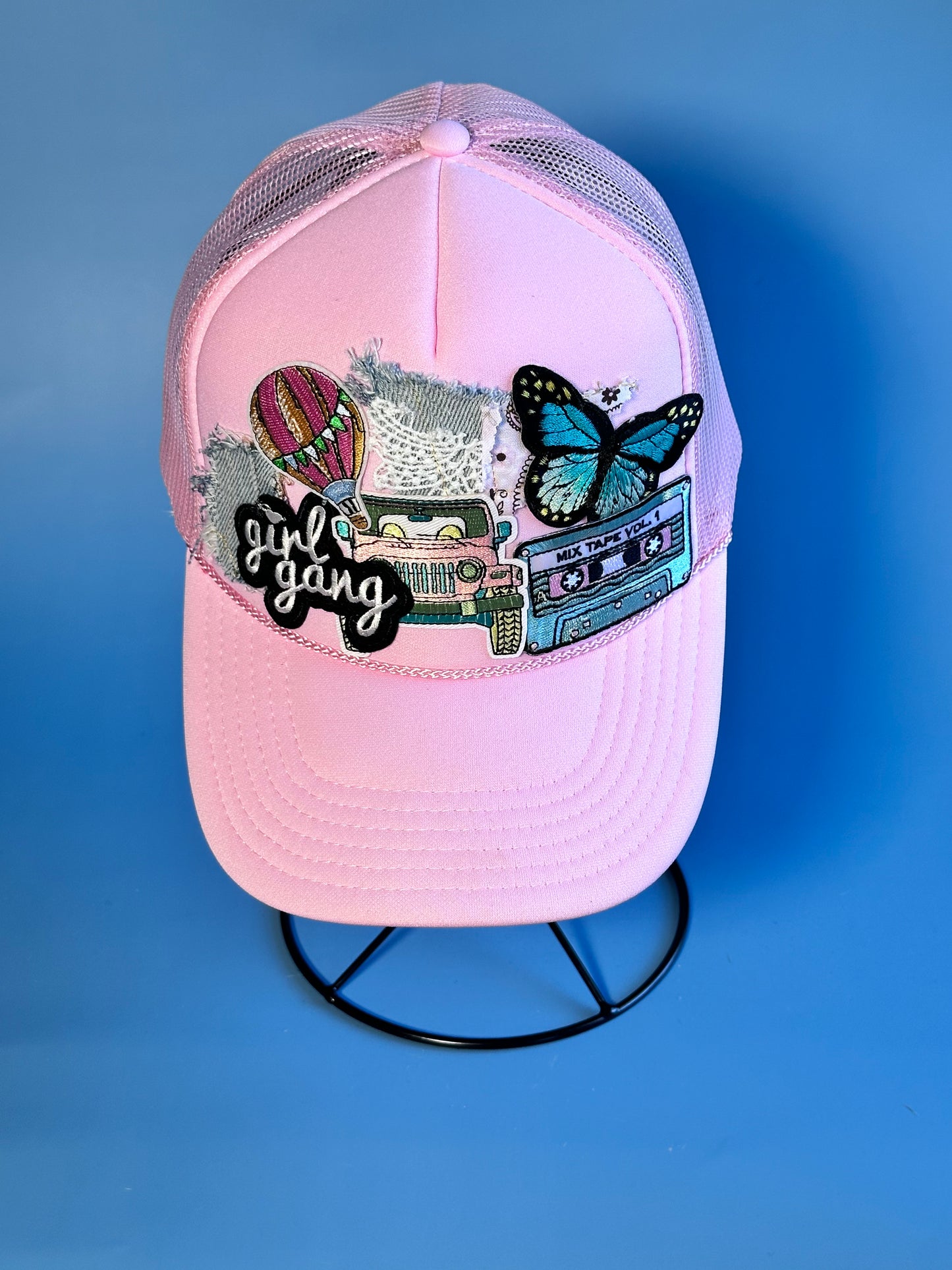 Jeep Chic Pink-On-Pink Happy Soul Trucker Hat