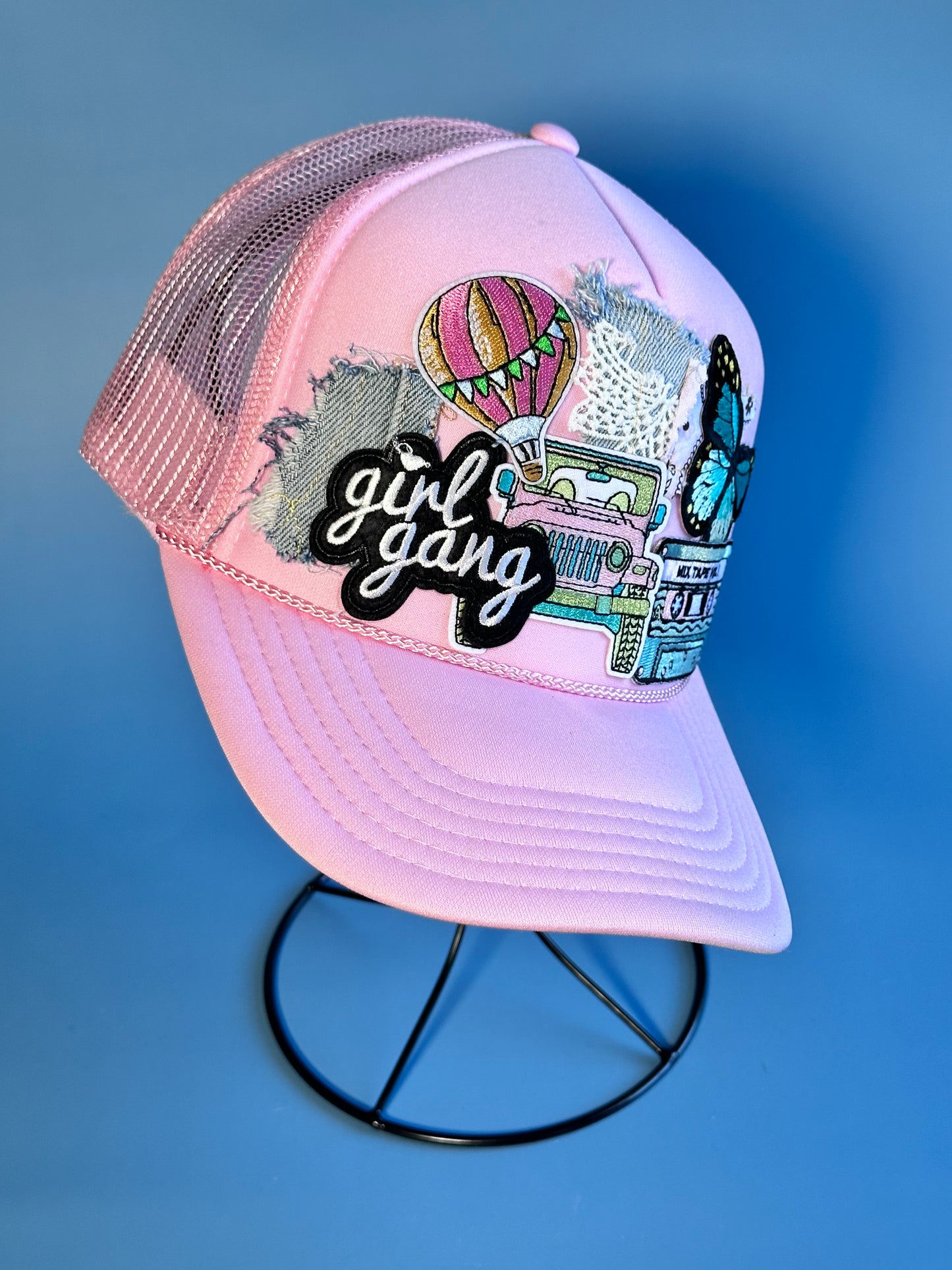 Jeep Chic Pink-On-Pink Happy Soul Trucker Hat