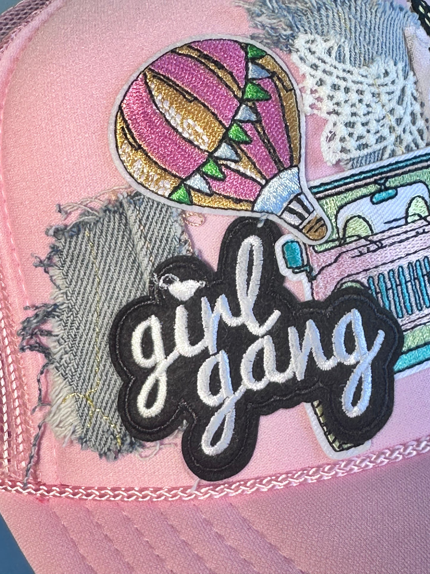 Jeep Chic Pink-On-Pink Happy Soul Trucker Hat