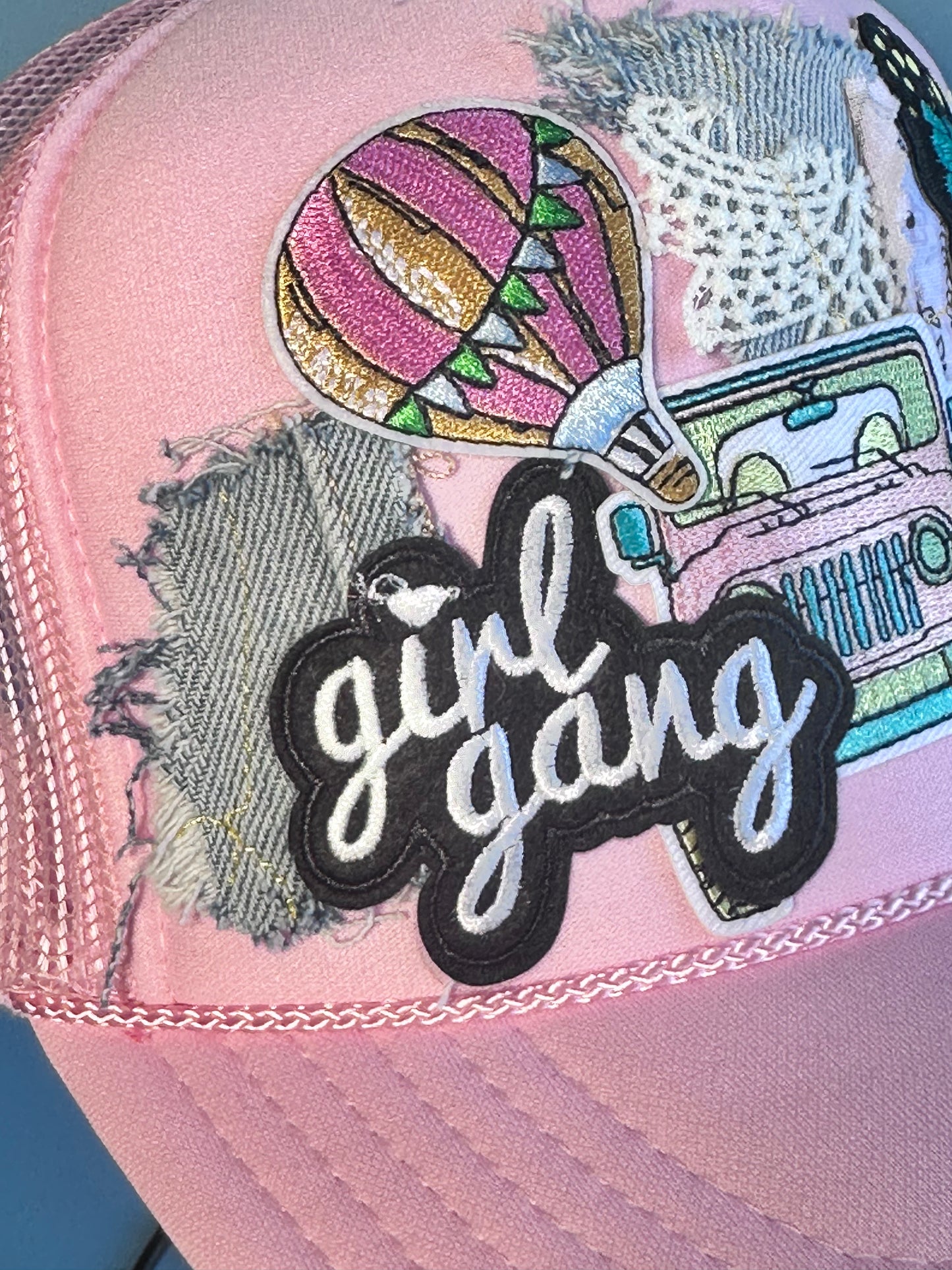 Jeep Chic Pink-On-Pink Happy Soul Trucker Hat