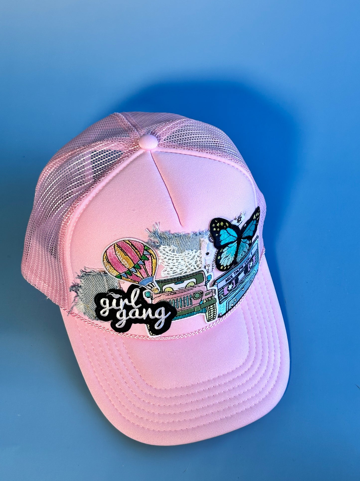 Jeep Chic Pink-On-Pink Happy Soul Trucker Hat