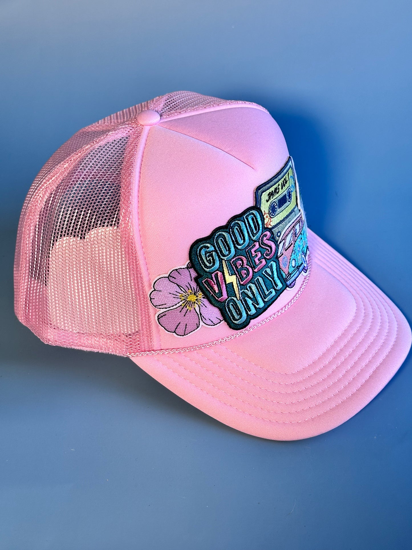 Good Vibes Beach Bus Happy Soul Trucker Hat