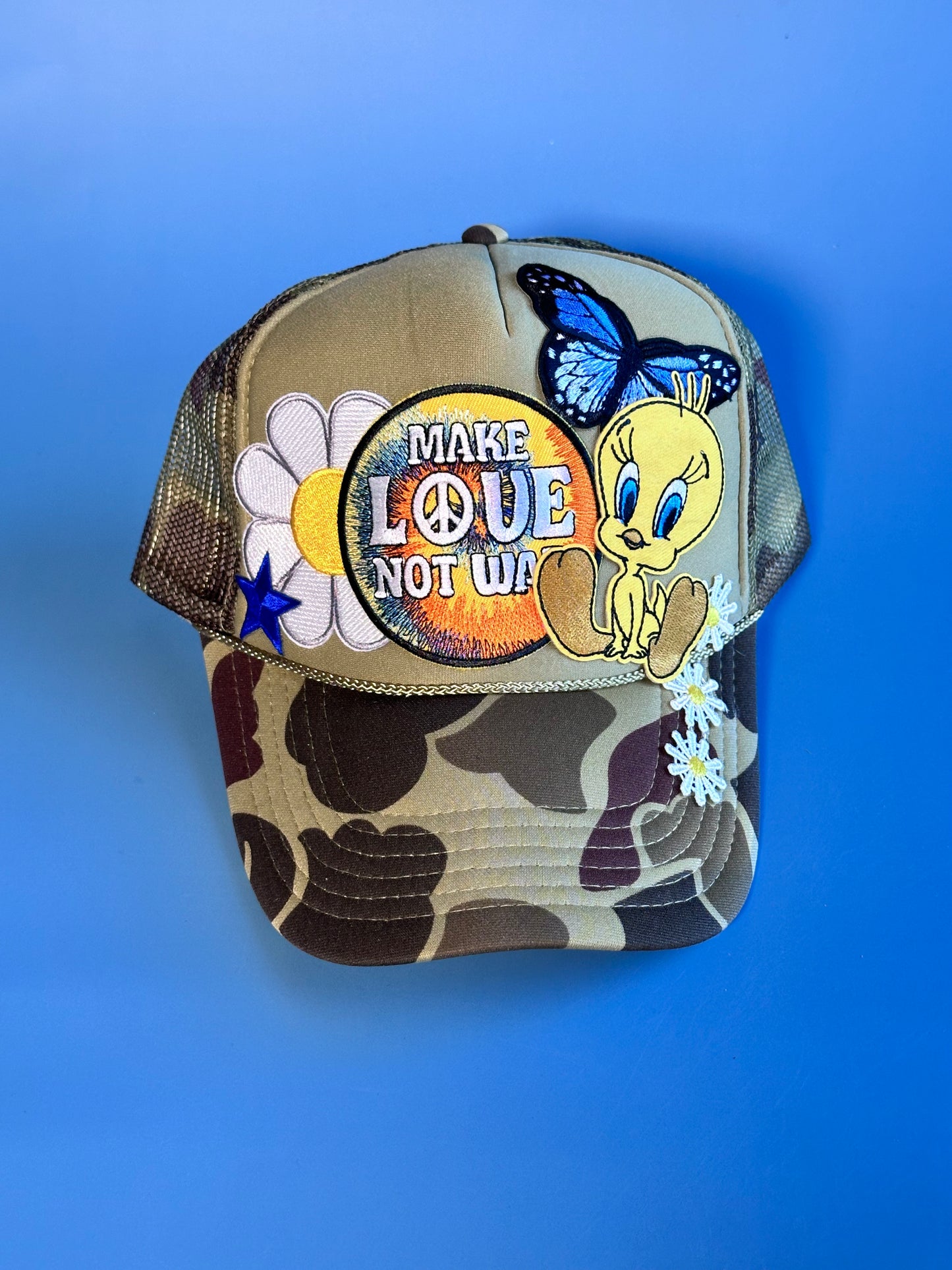 Tweety Bird Hippy Love Happy Soul Trucker Hat