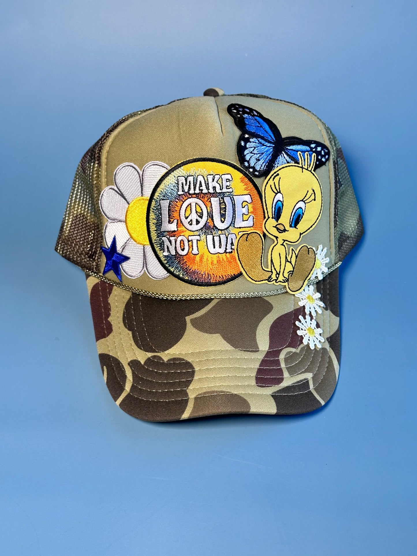 Tweety Bird Hippy Love Happy Soul Trucker Hat