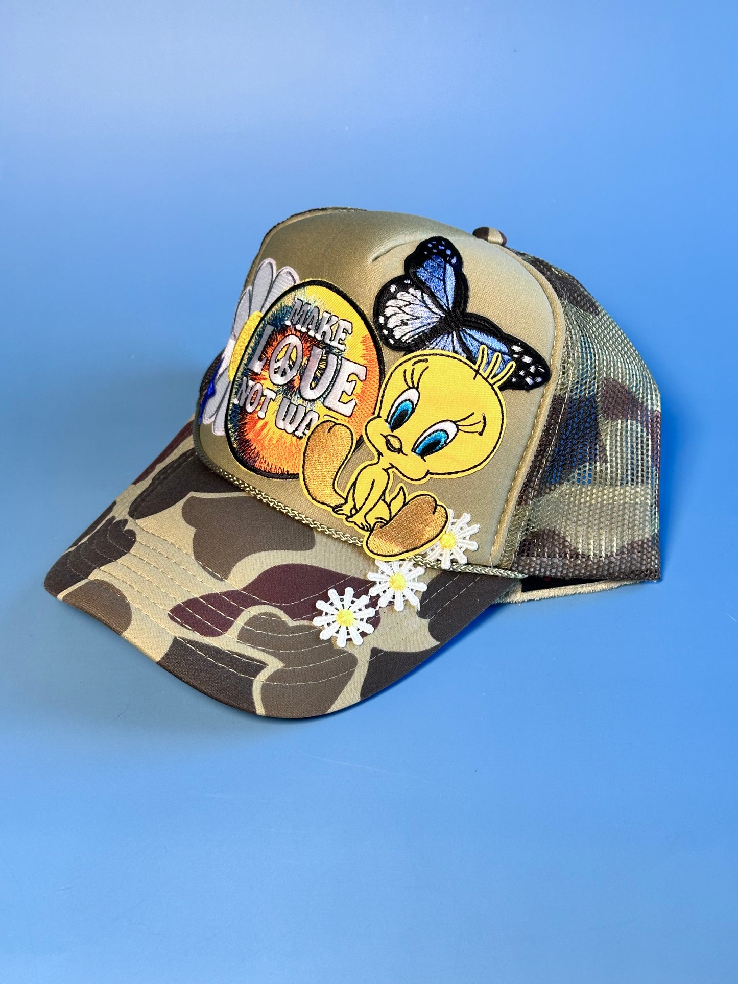 Tweety Bird Hippy Love Happy Soul Trucker Hat
