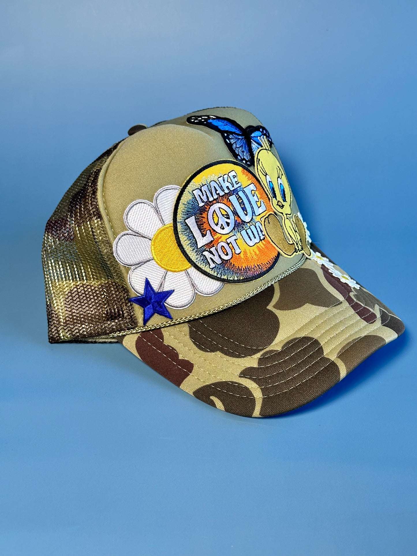 Tweety Bird Hippy Love Happy Soul Trucker Hat