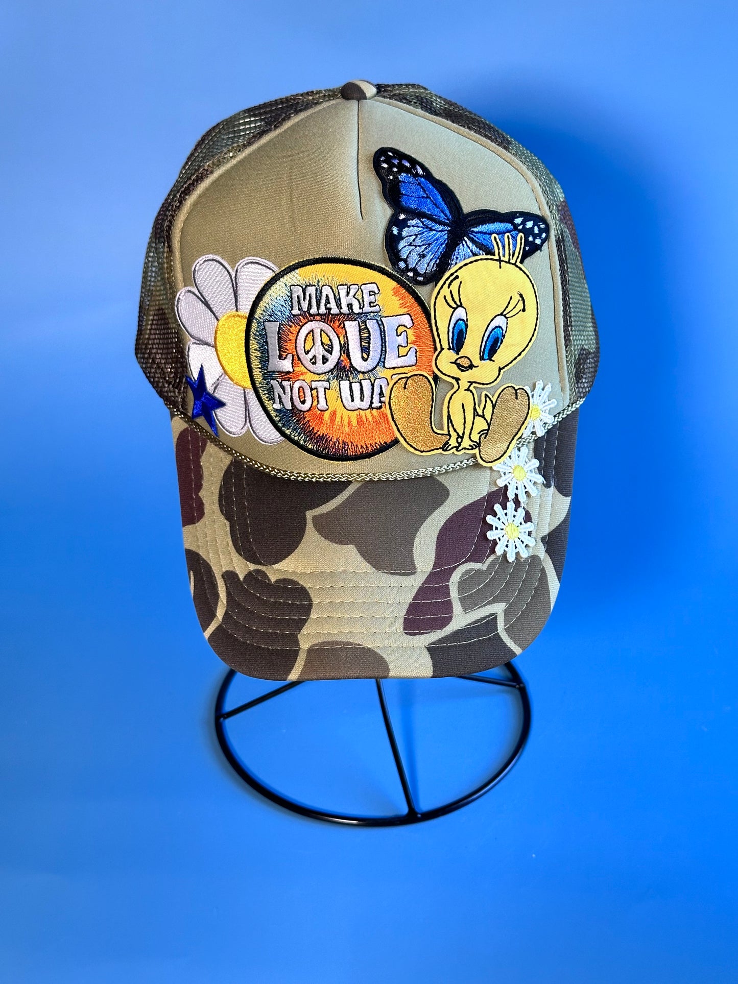 Tweety Bird Hippy Love Happy Soul Trucker Hat