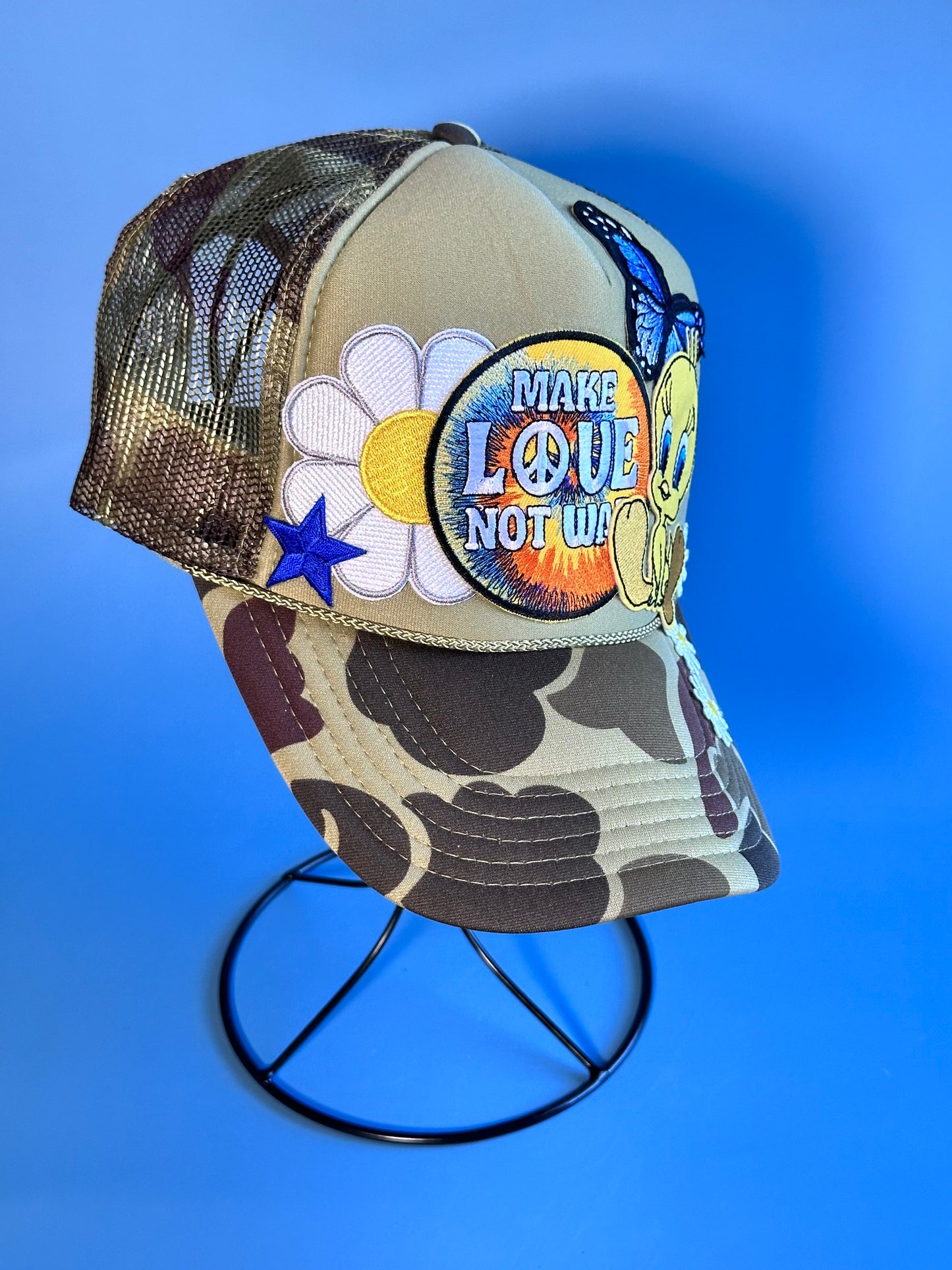 Tweety Bird Hippy Love Happy Soul Trucker Hat