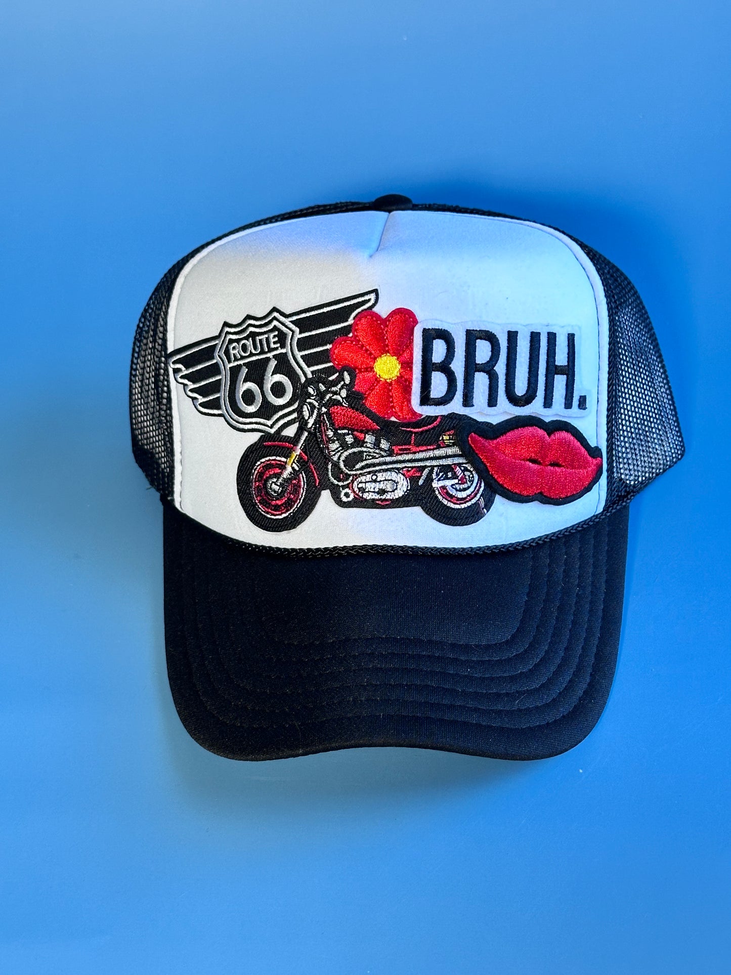 Route 66 Bruh Happy Soul Trucker Hat