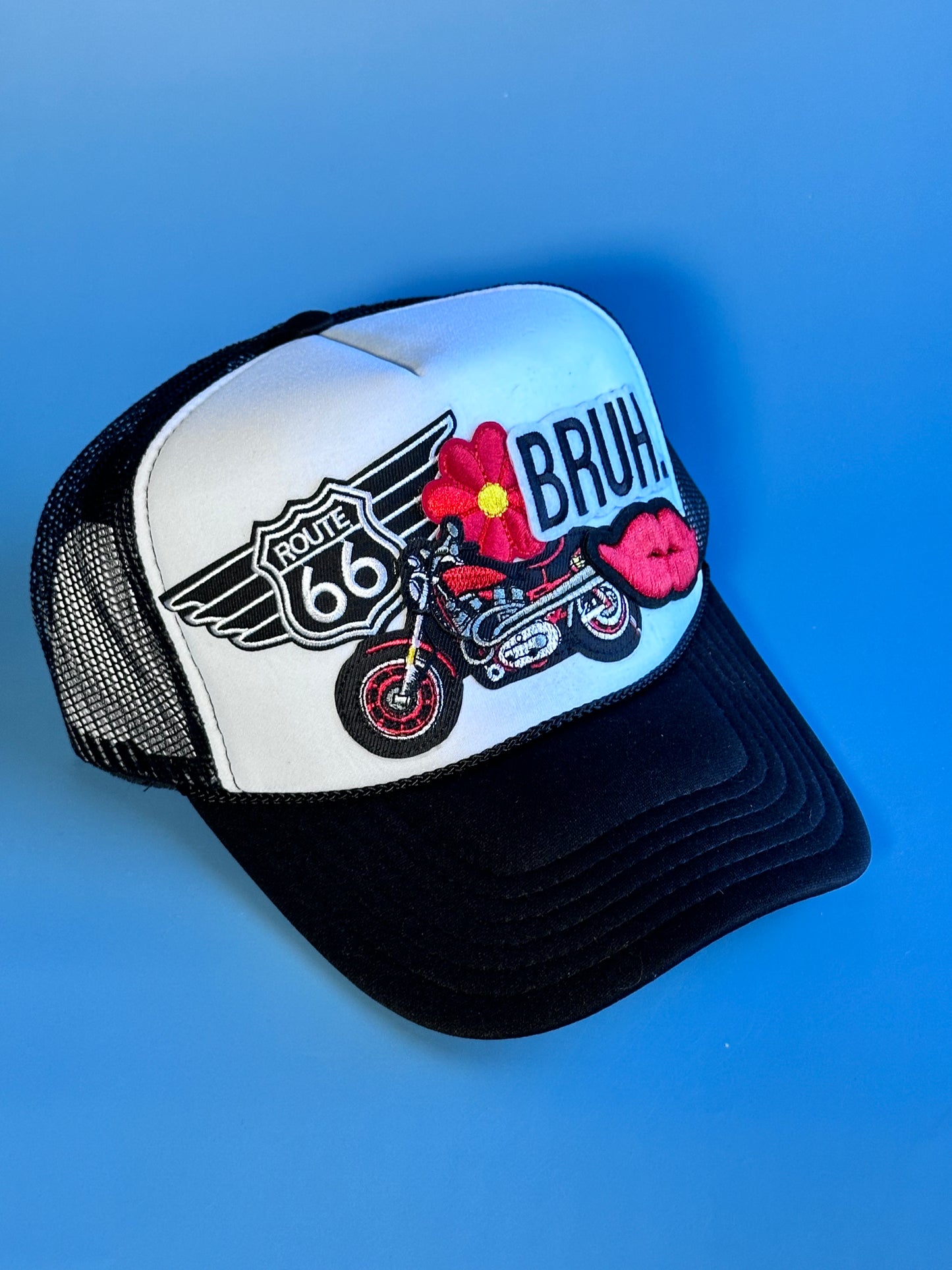 Route 66 Bruh Happy Soul Trucker Hat