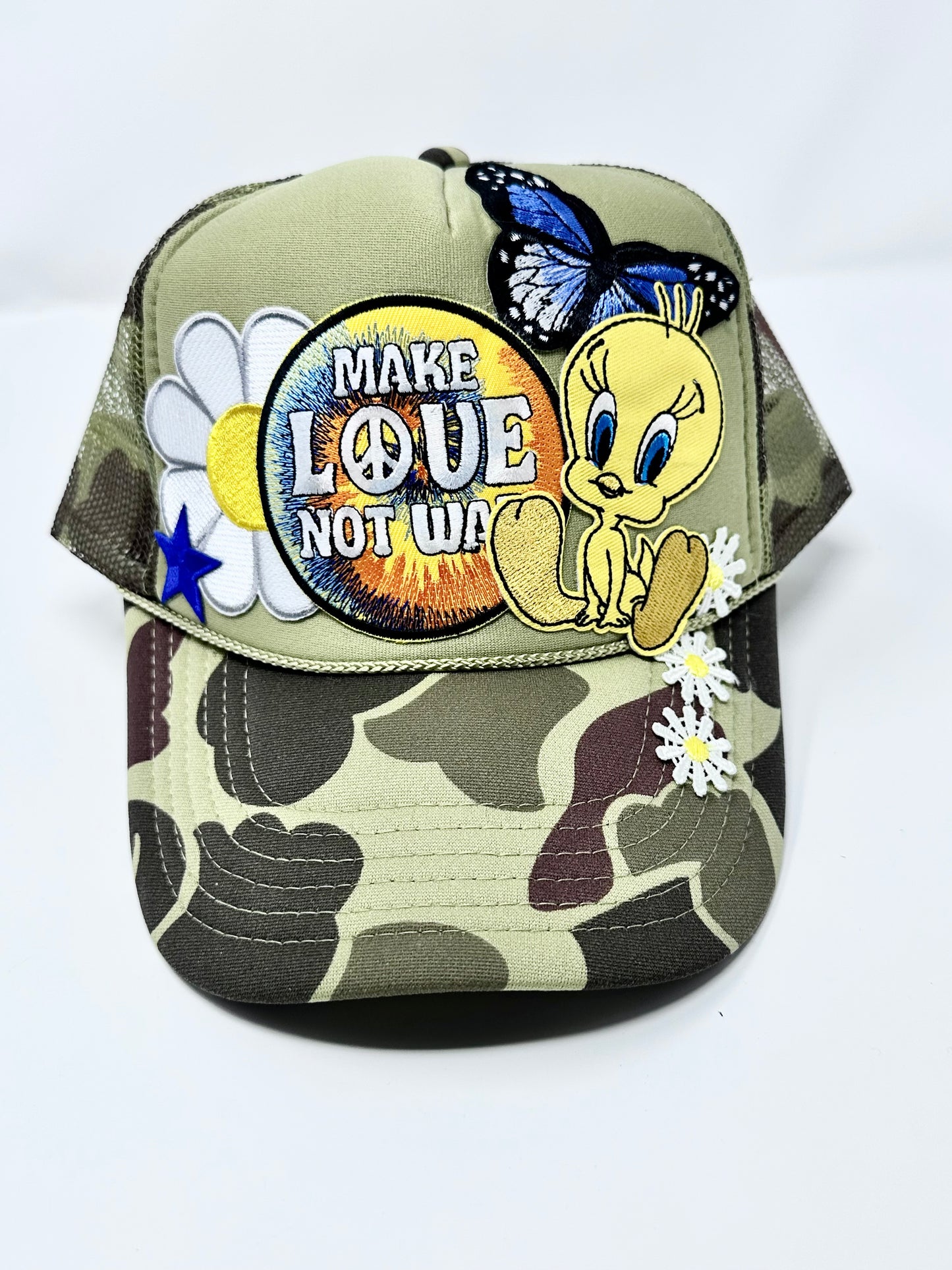 Tweety Bird Hippy Love Happy Soul Trucker Hat