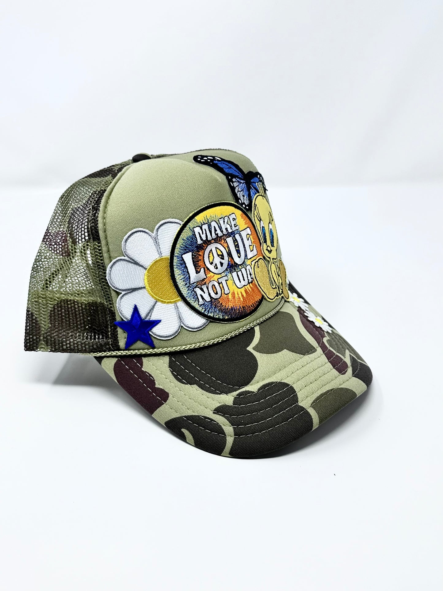 Tweety Bird Hippy Love Happy Soul Trucker Hat