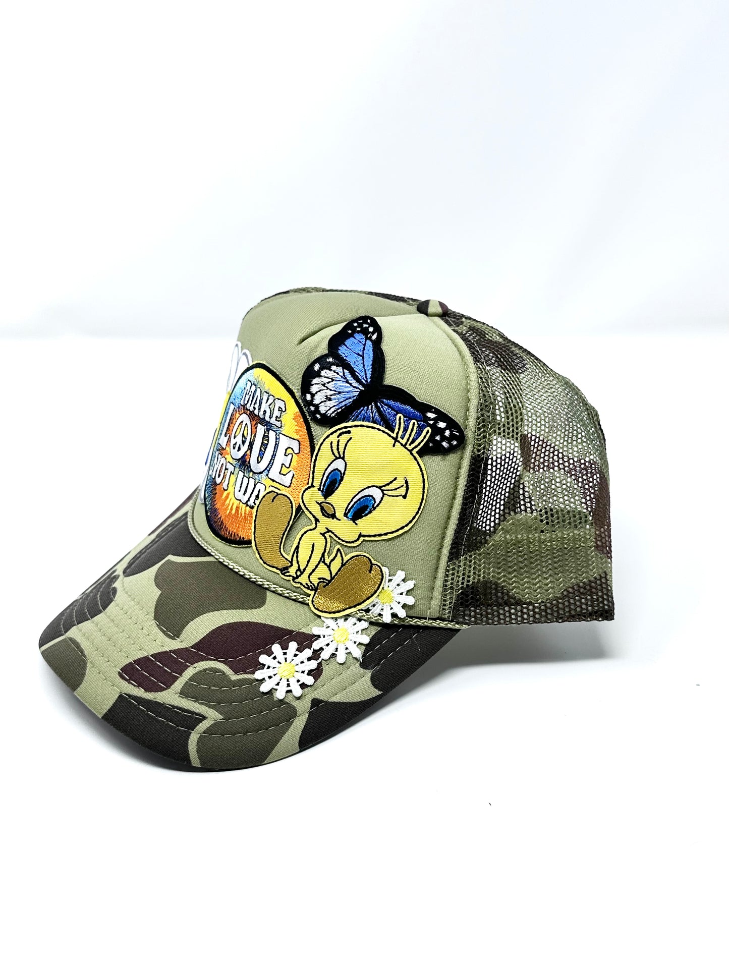 Tweety Bird Hippy Love Happy Soul Trucker Hat