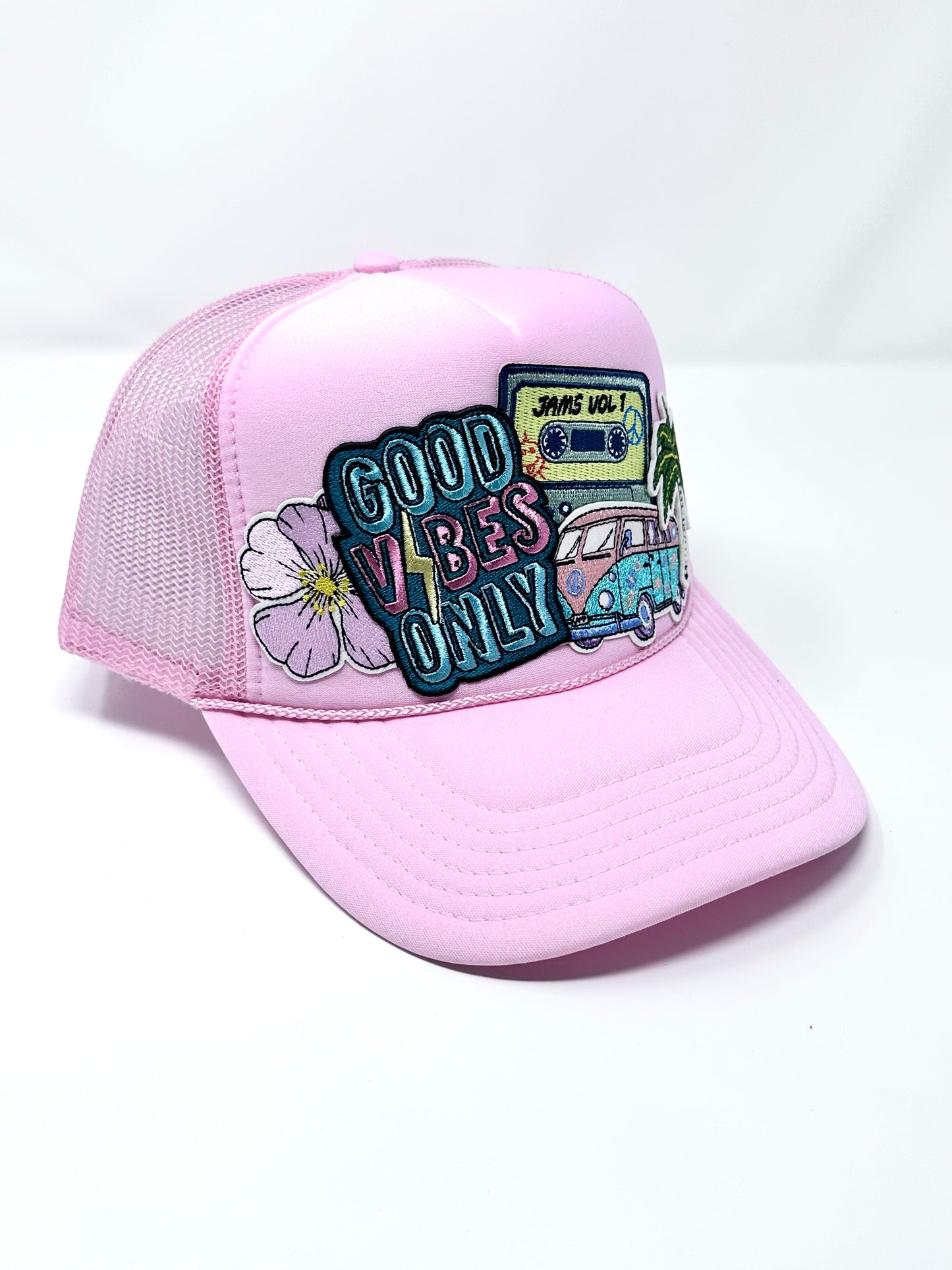 Good Vibes Beach Bus Happy Soul Trucker Hat