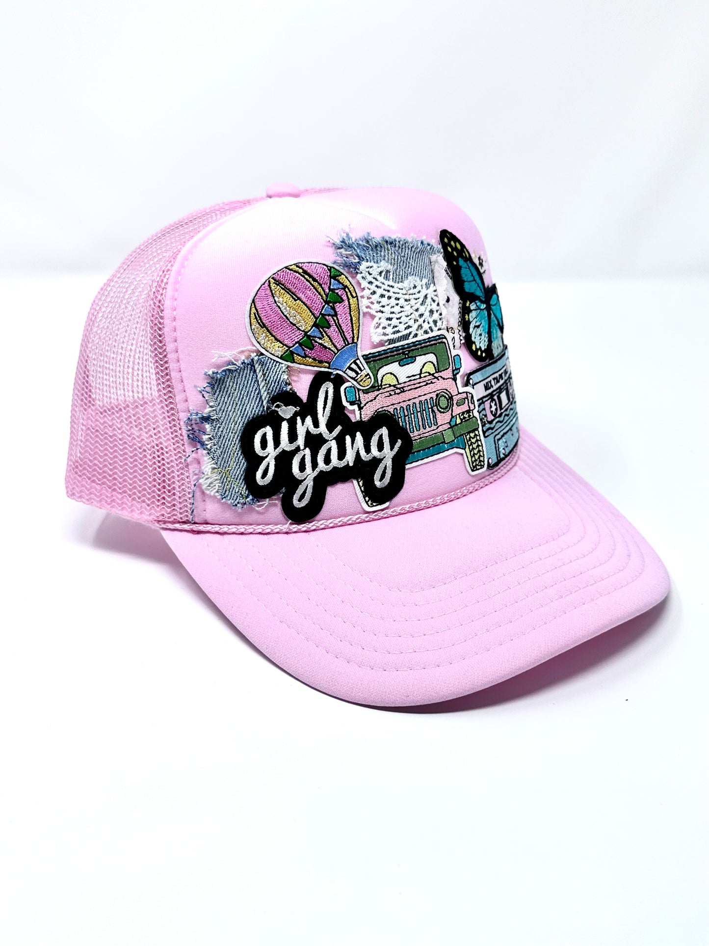 Jeep Chic Pink-On-Pink Happy Soul Trucker Hat