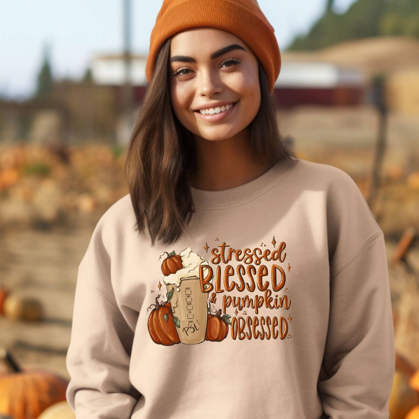 Stressed Blessed Pullover