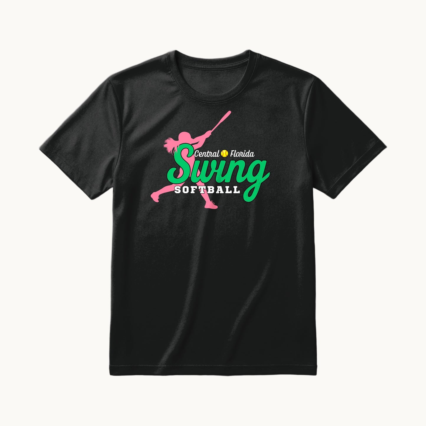 Central Florida Swing Softball — Practice Shirt (Black)