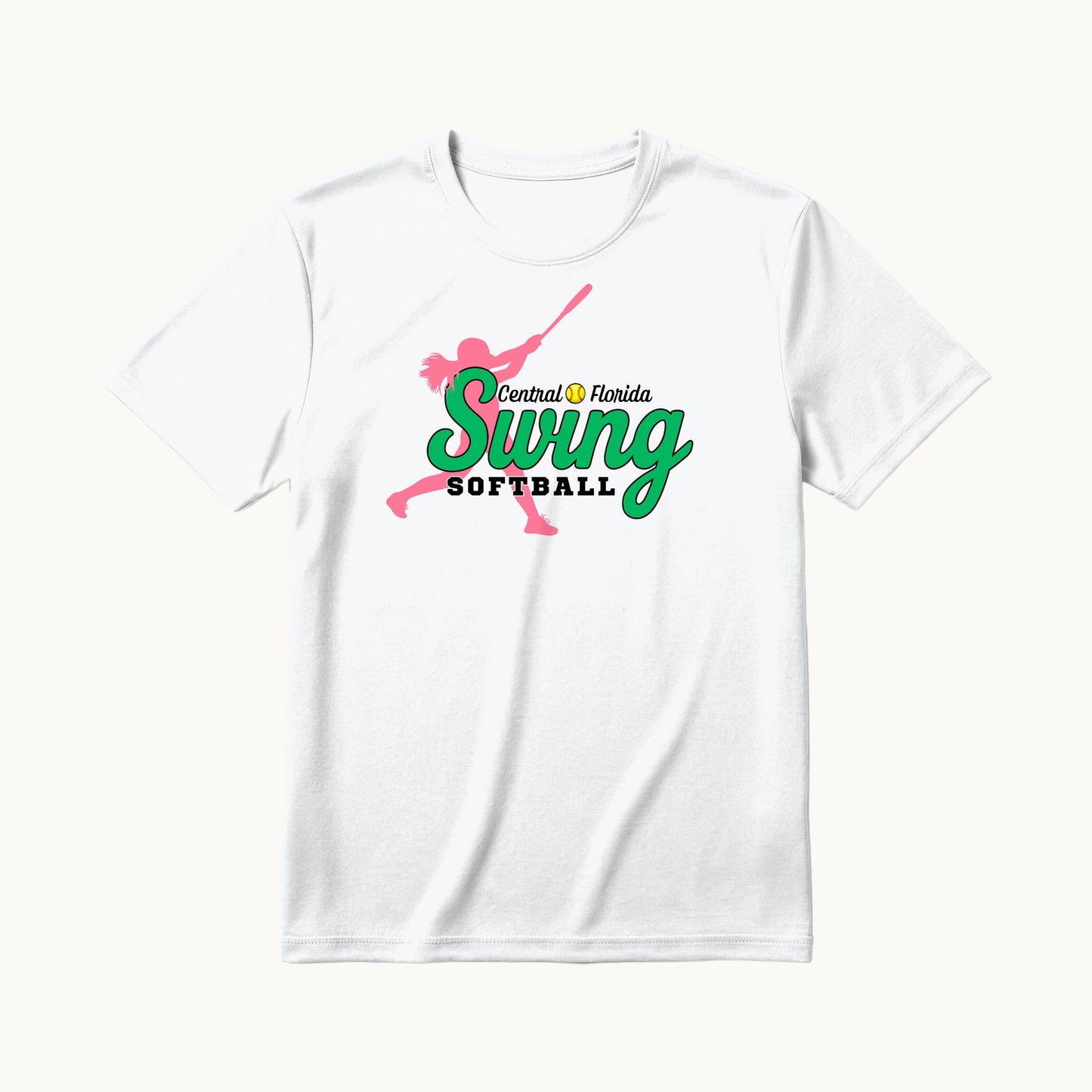 Central Florida Swing Softball — Practice Shirt (White)