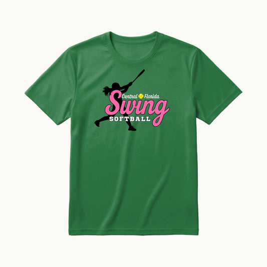 Central Florida Swing Softball — Practice Shirt (Kelly Green)