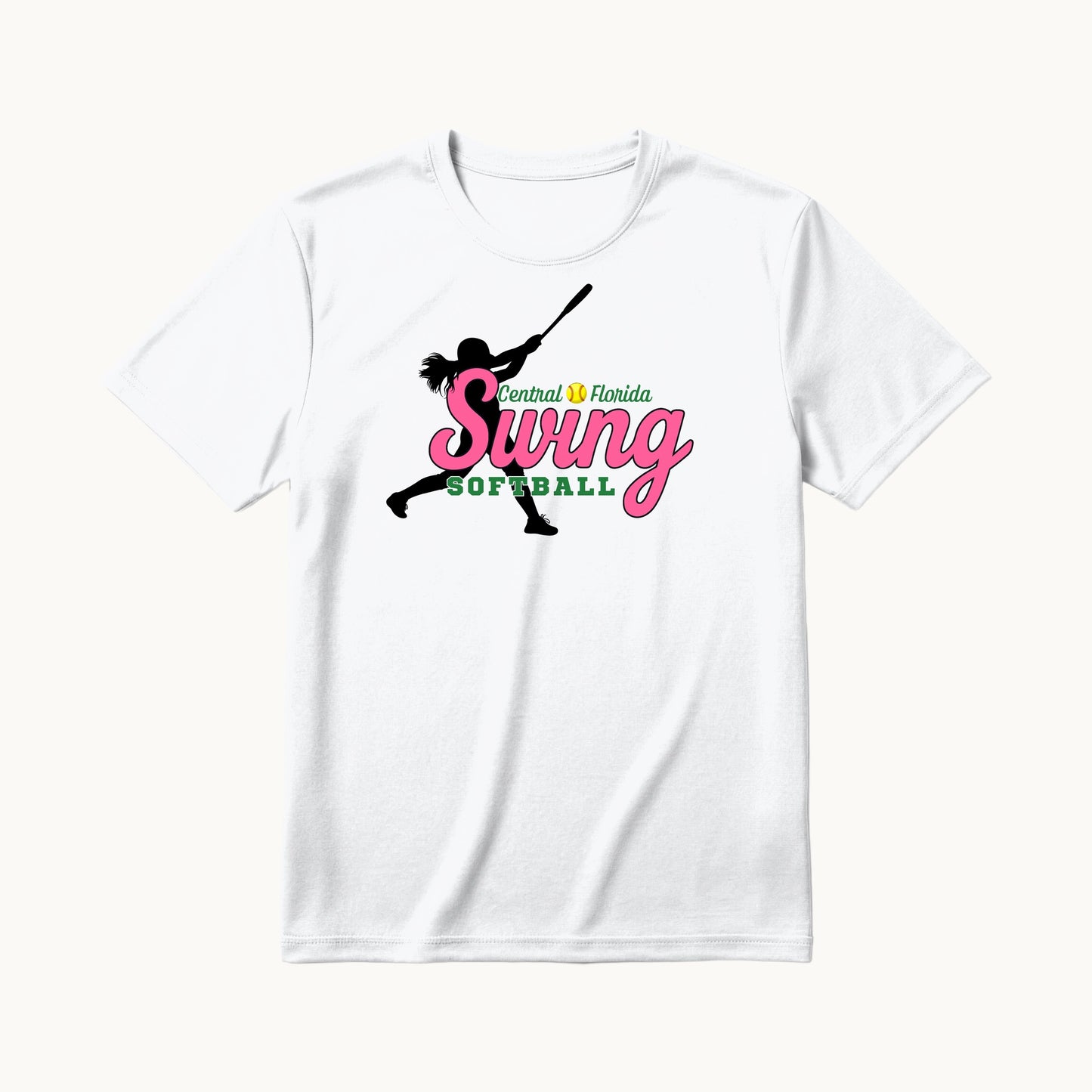 Central Florida Swing Softball — Practice Shirt (White)