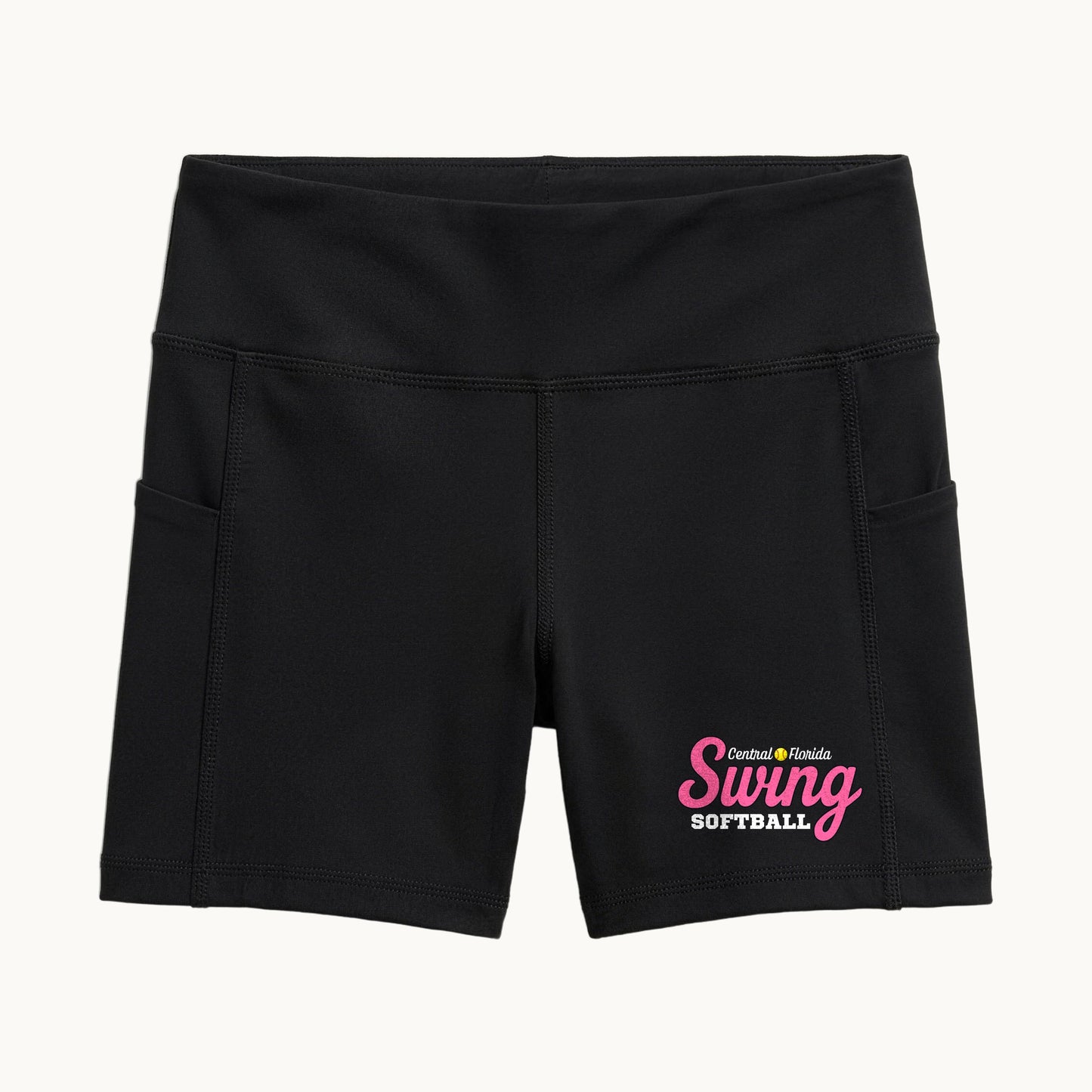 Central Florida Swing Softball — Practice Shorts (Black)