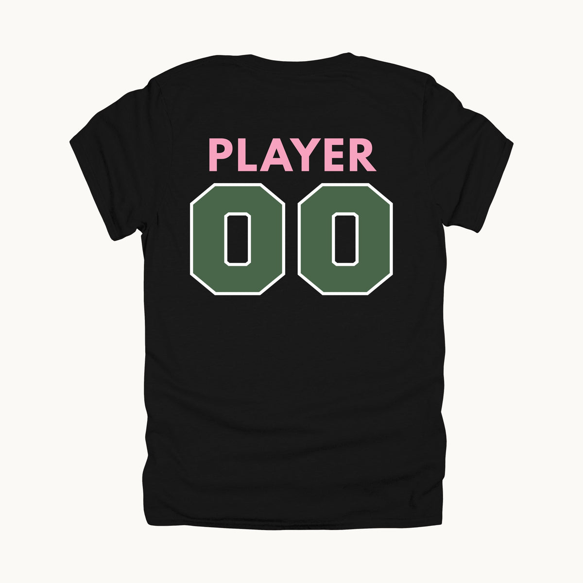 Swing team logo tee, Black, back