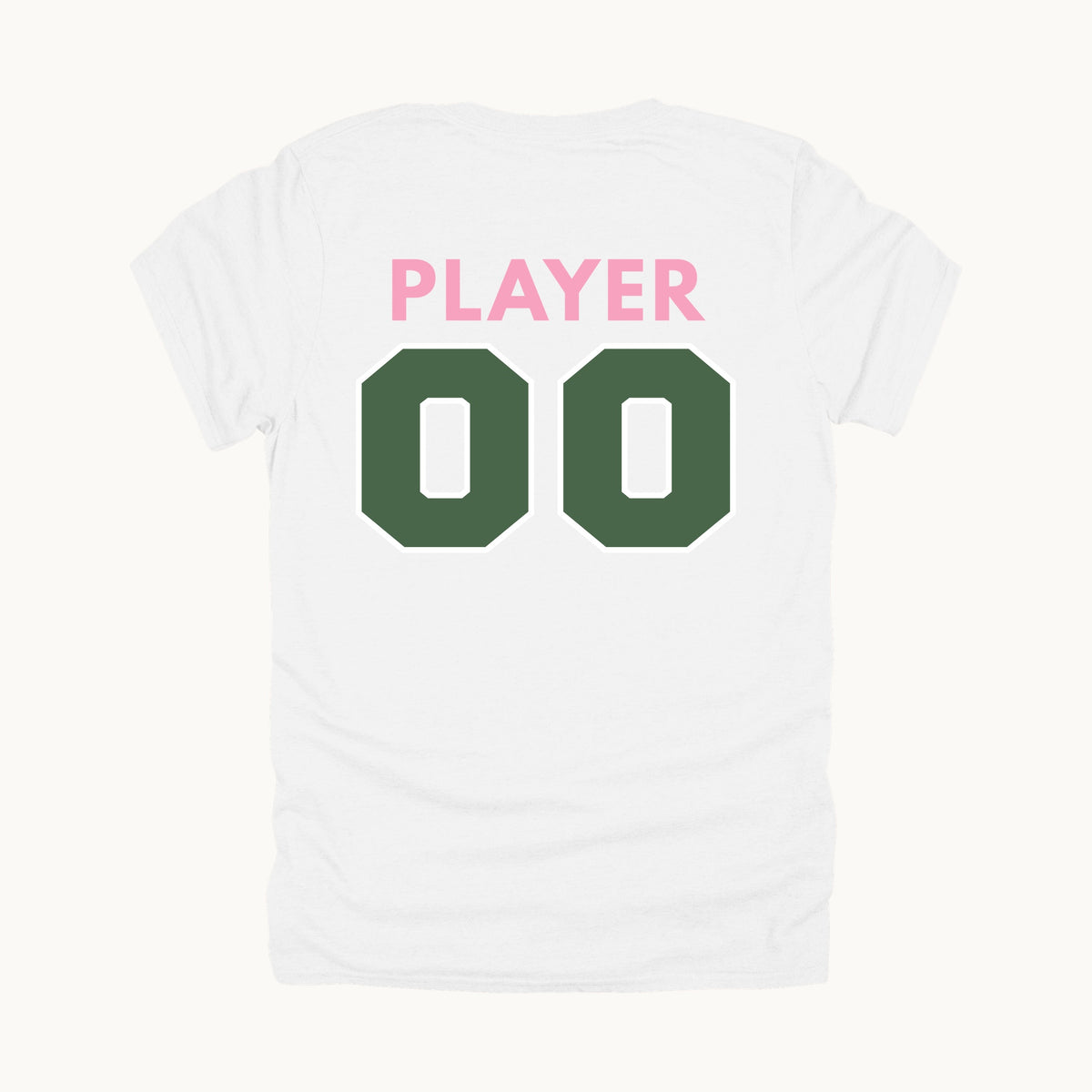 Swing team logo tee, White, back