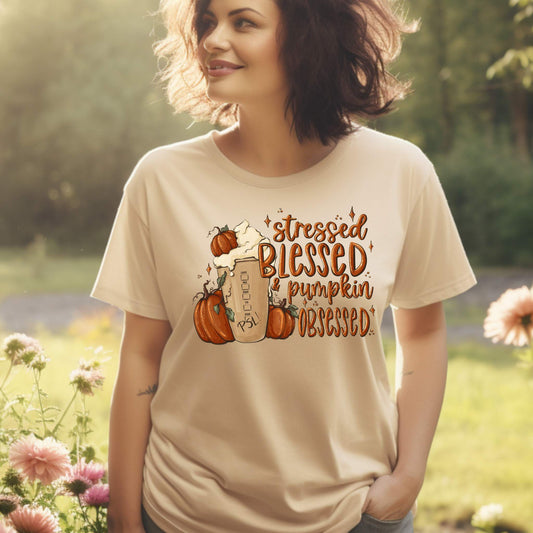 Stressed Blessed Soft Tee