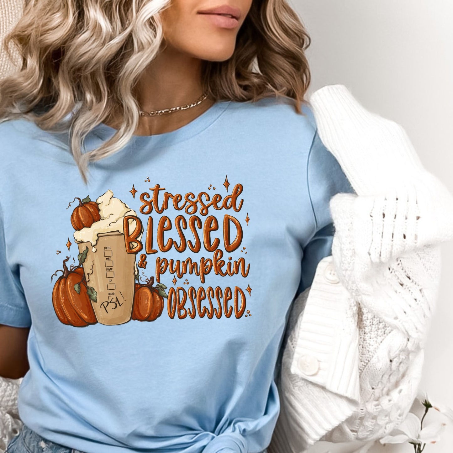 Stressed Blessed Soft Tee