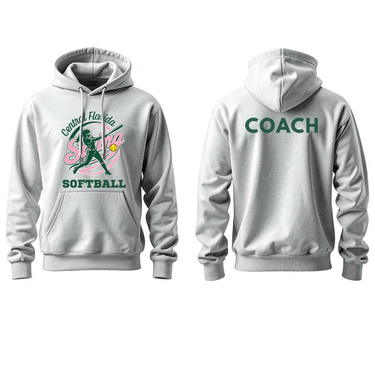 Swing Softball coach hoodie, gray, pair