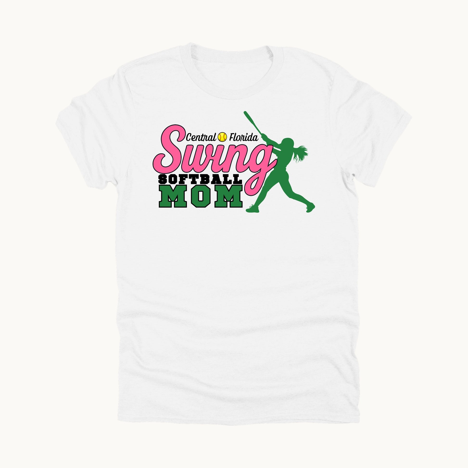 Example family title: Mom Swing On White