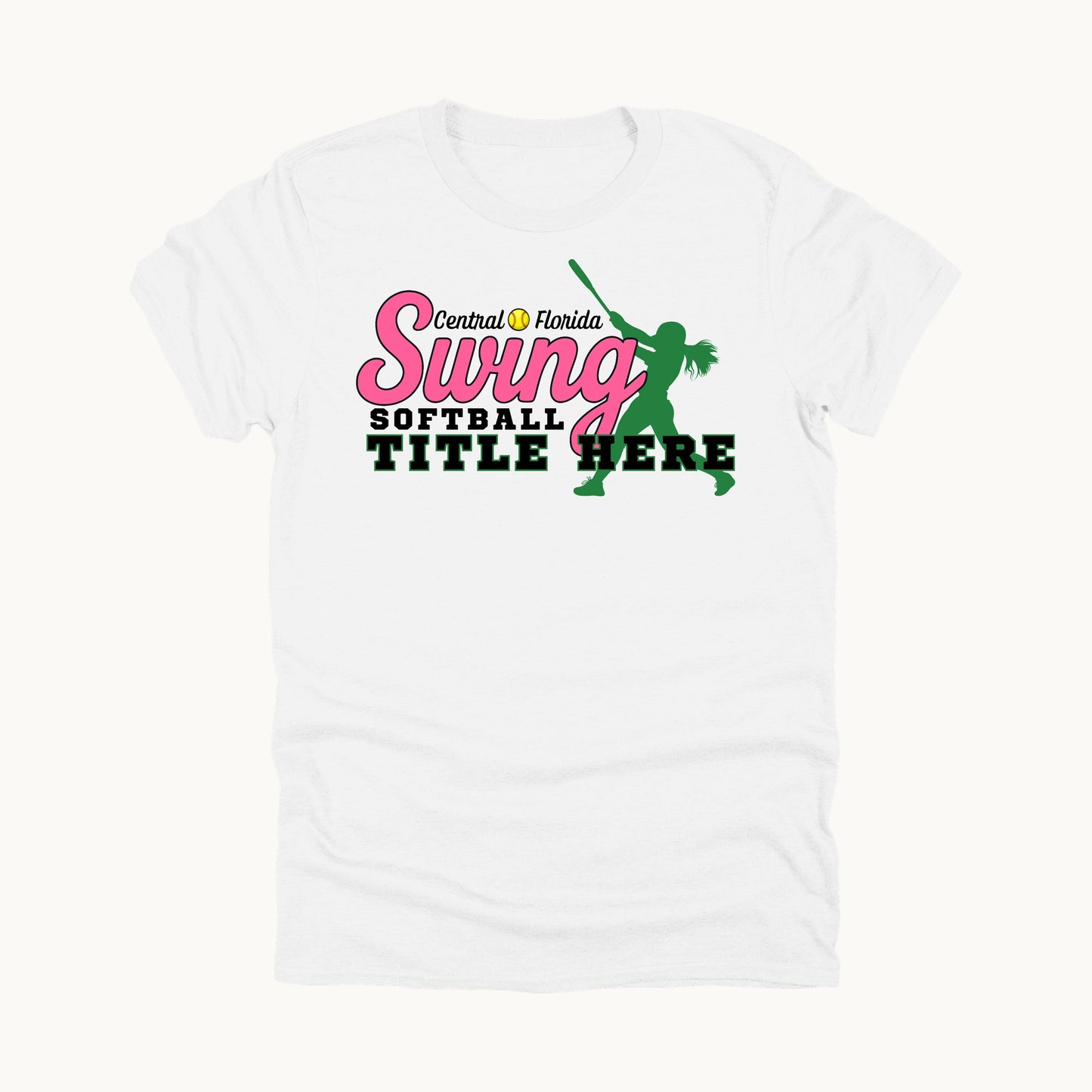 Family title tee, White, front