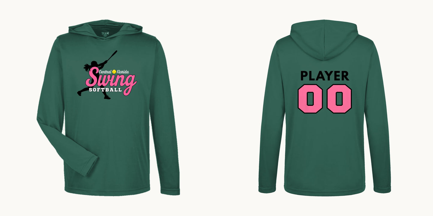 Swing Pink Forest Green