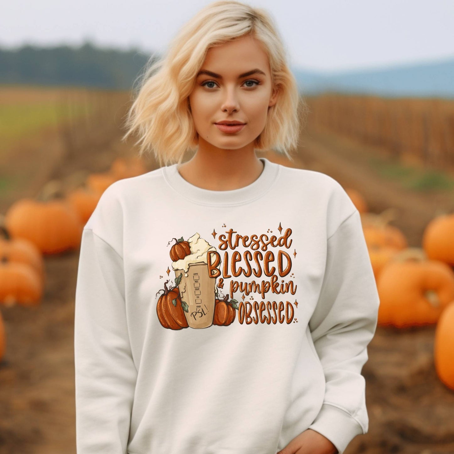 Stressed Blessed Pullover